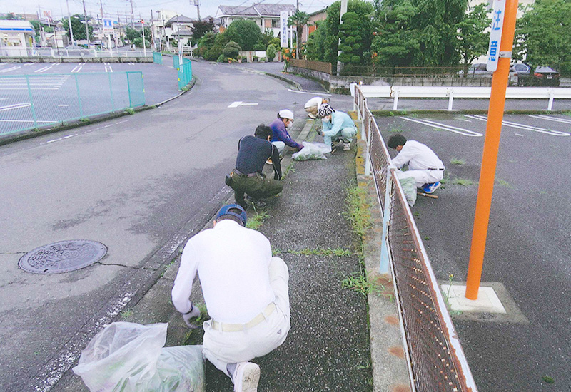 組合周辺清掃